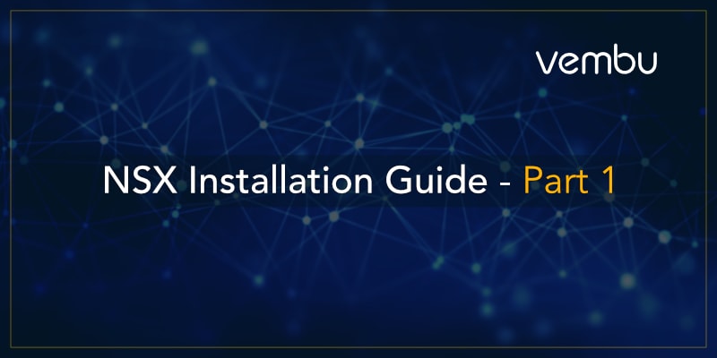 NSX安装指南