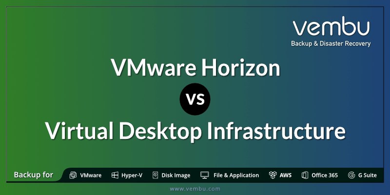 VMware Horizon与虚拟桌面基础架构