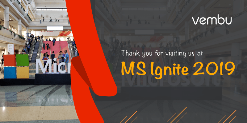 感谢您在2019年MS Ignite大会上访问我们