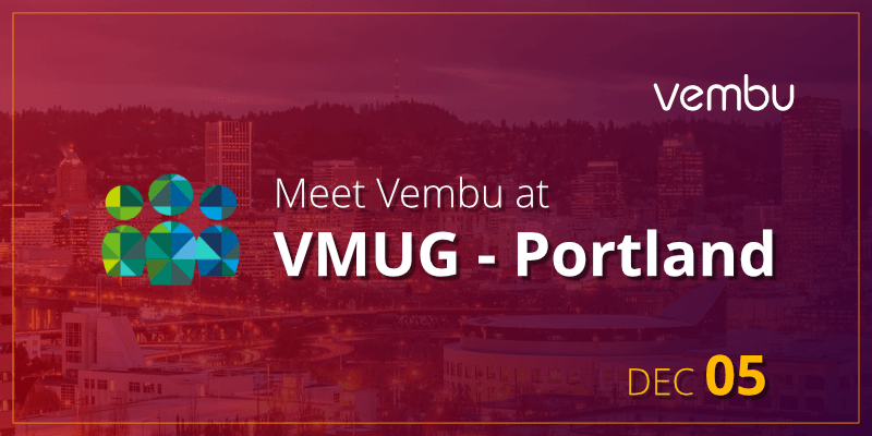 与Vembu在VMUG见面