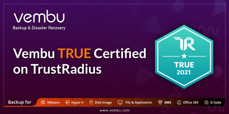 Vembu TrustRadius认证